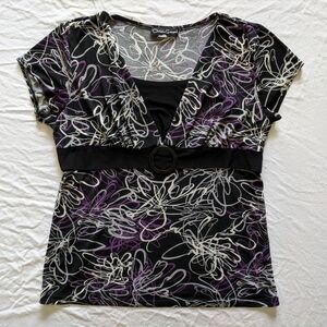 Stretch knit top Medium ~EUC~